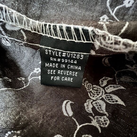 Lapis Strapless Dress Beige & Brown Floral Pattern One Size Fairy Boho Ethereal - Picture 10 of 10